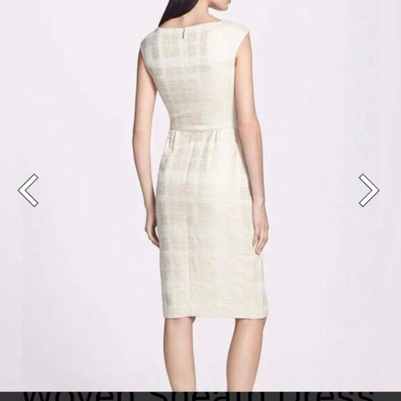 TORY BURCH | Fatima Woven Sheath Dress sz L - Picture 2 of 8